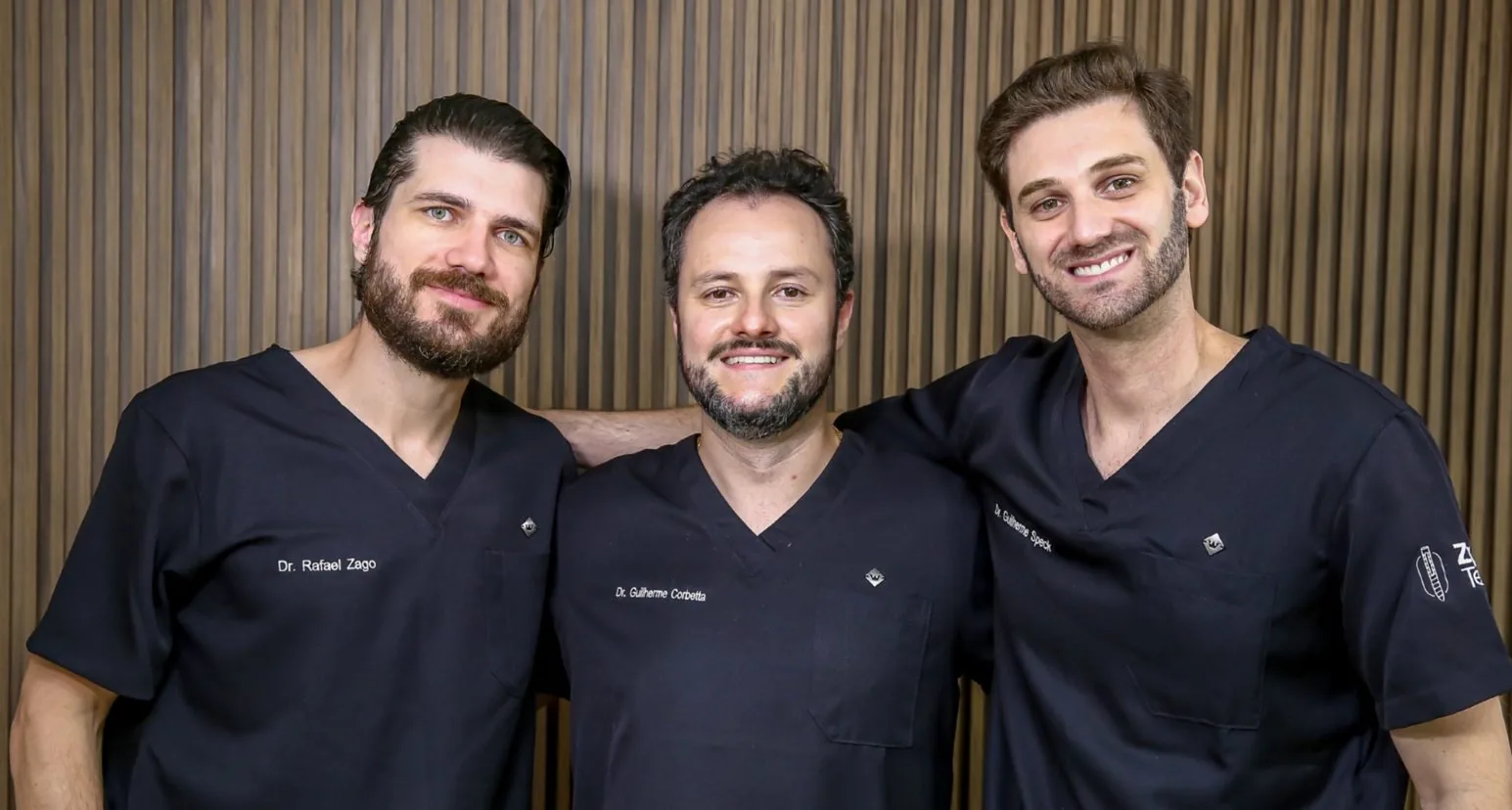 Os três cirurgiões da Zygo Team